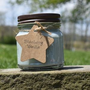 Hand poured 16oz. Blueberry Vanilla Soy Candle